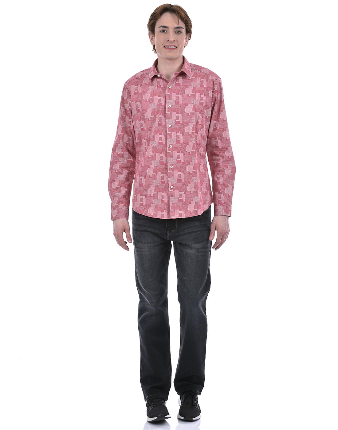 Numero Uno Men Graphic Print Red Shirt